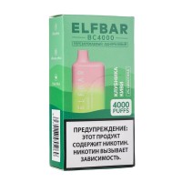 Одноразовая электронная сигарета ElfBar Strawberry Kiwi (Клубника киви) 4000 затяжек