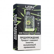 Одноразовая электронная сигарета UDN BAR X V3 Kiwi Passion Fruit Guava (Киви маракуйя гуава) 7000 затяжек