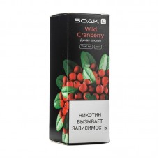 Жидкость SOAK L Wild Cranberry (Дикая Клюква) 2% 30 мл PG 50 | VG 50