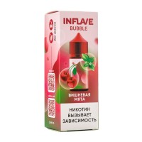 Жидкость INFLAVE BUBBLE Вишневая Мята 2% 30 мл PG 50 | VG 50