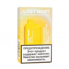 Одноразовая электронная сигарета Lost Mary Pineapple Coconut Ice (Ананасовый кокосовый лед) 5000 затяжек