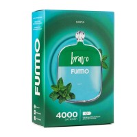 Одноразовая электронная сигарета Fumo Bravo Mint (Мята) 4000 затяжек