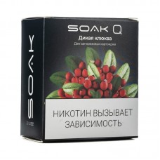 Упаковка сменных картриджей Soak Q Дикая клюква 4,8 мл 2% (Предзаправленный картридж) (В упаковке 2 шт)