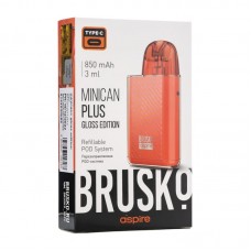 Электронная pod система Brusko Minican Plus Gloss Edition 850 mAh Красный (Red)