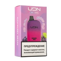 Одноразовая электронная сигарета UDN BAR Raspberry Grape (Малина виноград) 10000 затяжек