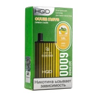 Одноразовая электронная сигарета HQD Cuvie Maya Лимон лайм 6000 затяжек