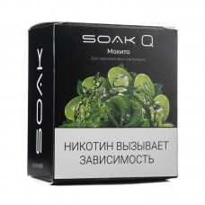 Упаковка сменных картриджей Soak Q Мохито 4, 8 мл 2% (Предзаправленный картридж) (В упаковке 2 шт)