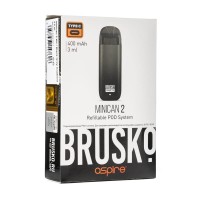 Электронная pod система Brusko minican 2, 400 mAh, Черно серый градиент