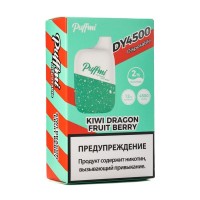 Одноразовая электронная сигарета Puffmi Kiwi Dragon fruit Berry (Киви Драконий фрукт Ягоды) 4500 затяжек