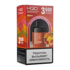 МК Одноразовая электронная сигарета HQD BANG Ананас Манго Персик 3600 затяжек