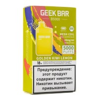 Одноразовая электронная сигарета Geek Bar B5000 Classic Golden Kiwi Lemon
