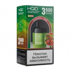 МК Одноразовая электронная сигарета HQD BANG Клубника Киви 3600 затяжек