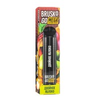 Одноразовая электронная сигарета Brusko GO Mega Двойное Яблоко 2200 затяжек