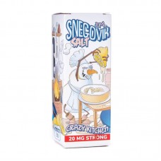 Жидкость Snegovik Salt Strong Crazy Kitchen (Лимонный пирог с йогуртовой начинкой) 2% 30 мл