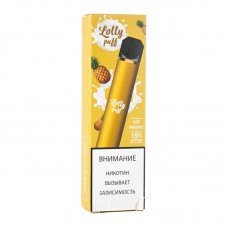 Одноразовая электронная сигарета Lolly Puff  Juicy Pineapple (Ананас) 1500 затяжек