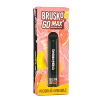 Одноразовая электронная сигарета Brusko GO Max Розовый Лимонад 1500 затяжек