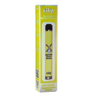 Одноразовая Электронная сигарета City East Amsterdam Ice Cherry Banana (Амстердам Банан вишня) 1600 затяжек