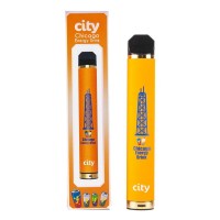 Одноразовая электронная сигарета City 1600 затяжек Чикаго - Ред булл