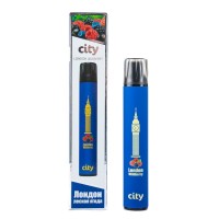 Одноразовая электронная сигарета City Subway London Wildberry (Лондон Лесная ягода) 900 затяжек