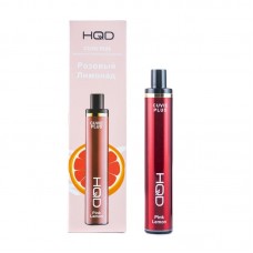 Одноразовая электронная сигарета HQD Cuvie Plus Pink Lemon (Розовый Лимонад) 1200 затяжек