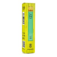 Одноразовая электронная сигарета IZI X3 Pineapple (Ананас) 1200 затяжек