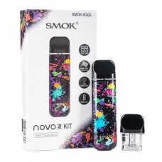 POD Система Набор SMOK NOVO 2 Kit 800mAh Black 7 Color Spray