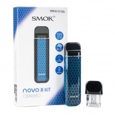 POD Система Набор SMOK NOVO 2 Kit 800mAh IML Blue Cobra