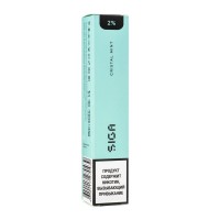 Одноразовая электронная сигарета SIGA Cristal Mint (Мята) 1500 затяжек
