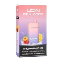 Одноразовая электронная сигарета UDN GEN Peach Lemon (Персик лимон) 6000 затяжек