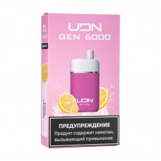 Одноразовая электронная сигарета UDN GEN Pink Lemon (Розовый лимон) 6000 затяжек